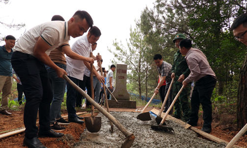 Sở Giao thông Vận tải khởi công xây dựng đường kiểm tra mốc giới tại huyện Lộc Bình