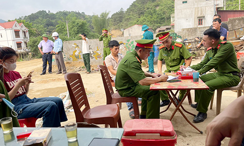 Bảo vệ thi công đường Cao Lộc - Ba Sơn: Tạm giữ đối tượng gây thương tích đối với cán bộ khi thi hành