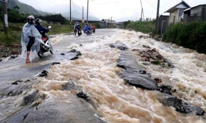 Vùng núi Bắc Bộ, Trung Trung Bộ và Tây Nguyên đề phòng mưa lớn