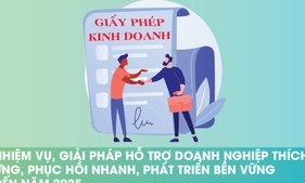 Nhiệm vụ, giải pháp hỗ trợ DN thích ứng, phục hồi nhanh, phát triển bền vững đến năm 2025