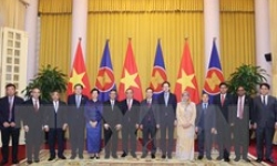 Chủ tịch nước tiếp Đại sứ các nước ASEAN đến chào và chúc mừng