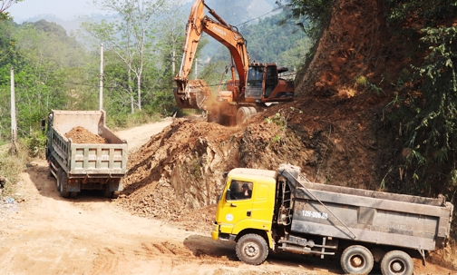 Tăng tốc thi công đường Hoa Thám - Quý Hoà - Vĩnh Yên