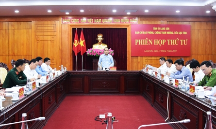 Phiên họp thứ tư Ban Chỉ đạo phòng, chống tham nhũng, tiêu cực tỉnh: Thống nhất đưa 3 vụ án vào diện