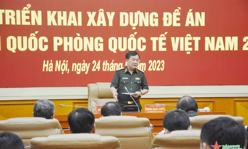 Triển khai xây dựng Đề án Triển lãm Quốc phòng Quốc tế Việt Nam 2024