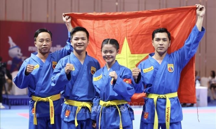 SEA Games 32: Vovinam “mở hàng” Huy chương Vàng trong ngày 9/5