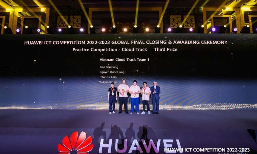 Đội Việt Nam giành giải Ba chung kết toàn cầu Cuộc thi Huawei ICT Competition