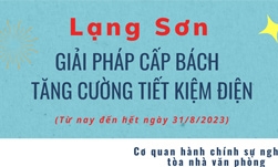 Các giải pháp cấp bách tăng cường tiết kiệm điện trên địa bàn Lạng Sơn