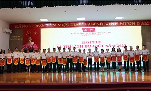 Cục Thuế tỉnh: 25 thí sinh tham dự Hội thi Bí thư Chi bộ giỏi