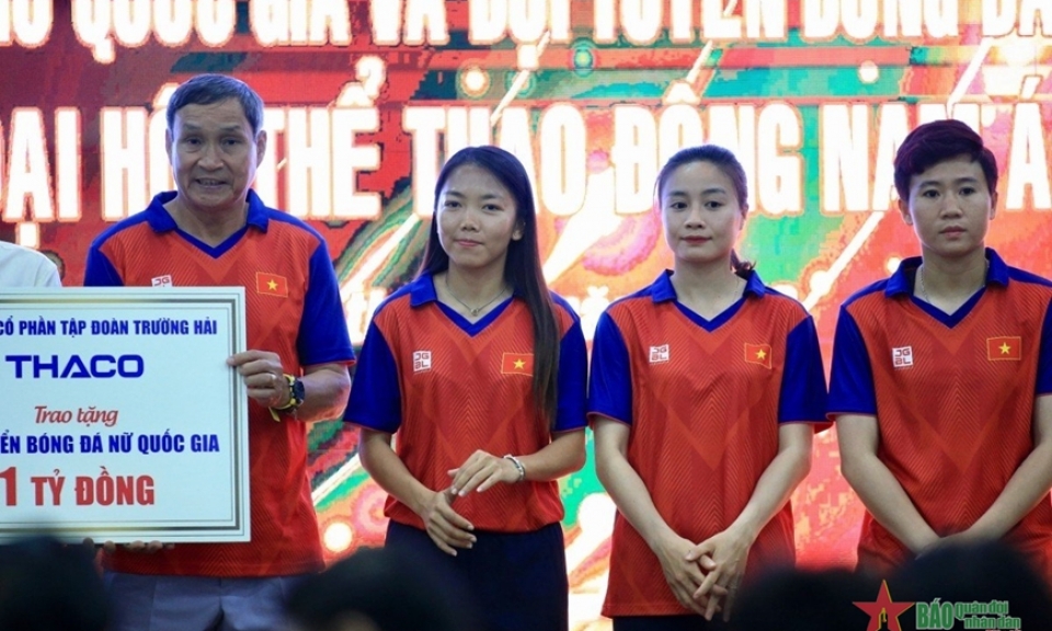 Đội tuyển nữ Việt Nam nhận thưởng lớn sau chiến tích tại SEA Games 32