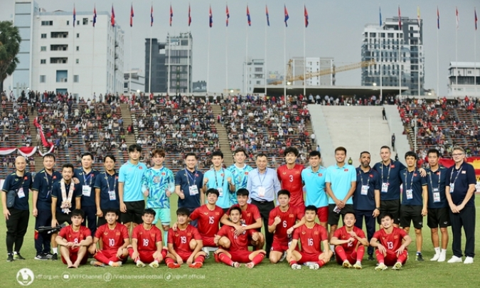 U22 Việt Nam tạm biệt SEA Games 32 với tấm HCĐ