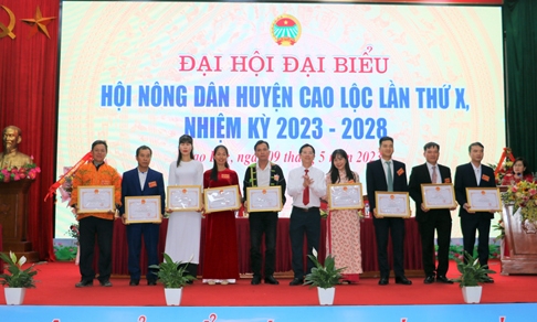 Đại hội Hội Nông dân huyện Cao Lộc nhiệm kỳ 2023 – 2028