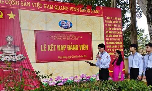 Tạo nguồn phát triển đảng viên “Ươm mầm” từ học sinh