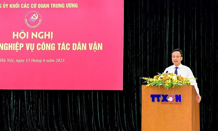 Tạo chuyển biến mạnh mẽ trong nhận thức, hành động về công tác dân vận