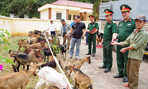 Đoàn Kinh tế - Quốc phòng 338 đồng hành cùng người dân biên giới