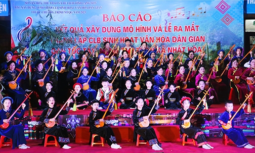 Ra mắt Câu lạc bộ sinh hoạt văn hóa dân gian dân tộc Tày, Nùng các thôn xã Nhất Hòa, huyện Bắc Sơn