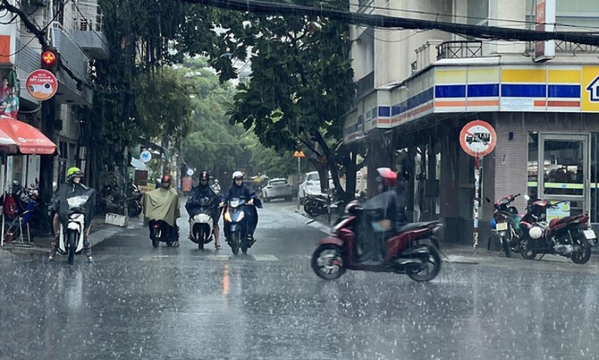 Bắc Bộ, Thanh Hóa mưa dông diện rộng, có nơi mưa rất to