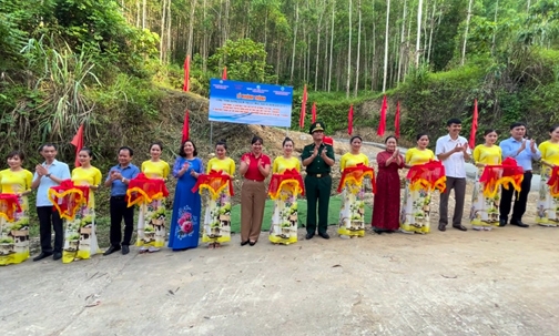 Khánh thành công trình đường kiểm tra cột mốc, bảo vệ biên giới tại mốc quốc giới 973 (giai đoạn 2)