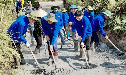 Xã điểm Tĩnh Bắc tăng tốc xây dựng nông thôn mới