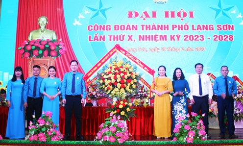 Đại hội Liên đoàn Lao động thành phố Lạng Sơn nhiệm kỳ 2023-2028