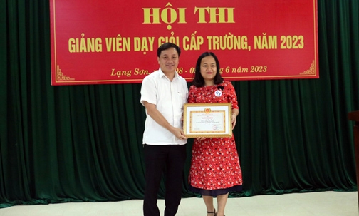 Trường Chính trị Hoàng Văn Thụ: Tổ chức hội thi giảng viên dạy giỏi cấp trường năm 2023