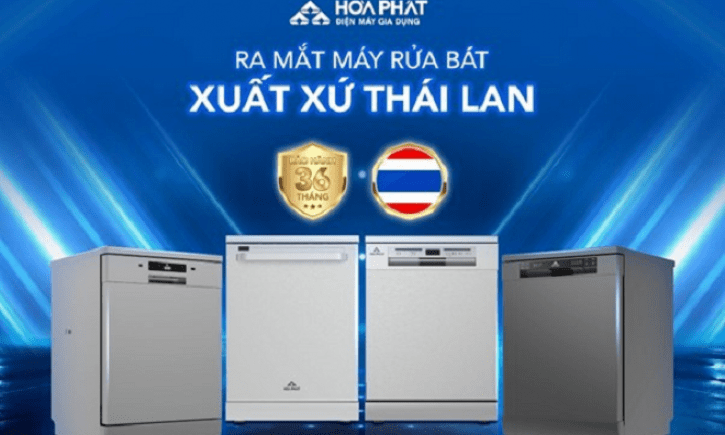 Hòa Phát ra mắt bộ sưu tập máy rửa bát tiết kiệm 85% lượng nước tiêu thụ