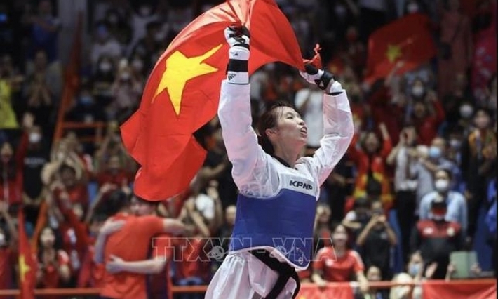 Nữ võ sĩ Việt Nam tạo "địa chấn" khi đánh bại đương kim vô địch Taekwondo thế giới