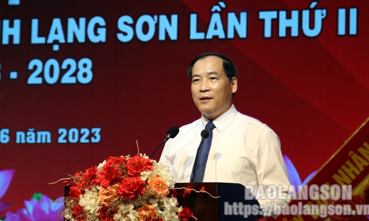 Đại hội Hội hữu nghị Việt –Trung tỉnh Lạng Sơn lần thứ II, nhiệm kỳ 2023 - 2028