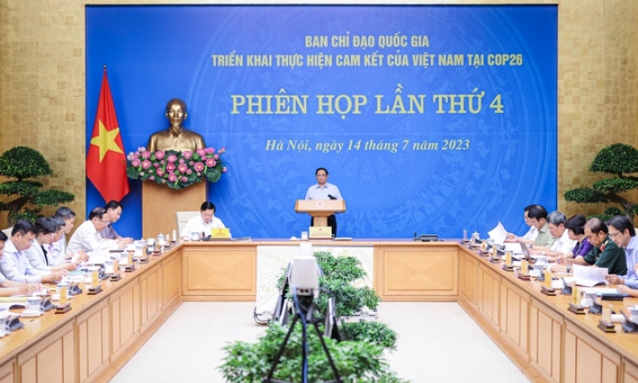 Thủ tướng chủ trì phiên họp Ban Chỉ đạo quốc gia thực hiện cam kết tại COP26