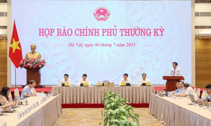 Họp báo Chính phủ thường kỳ tháng 6/2023