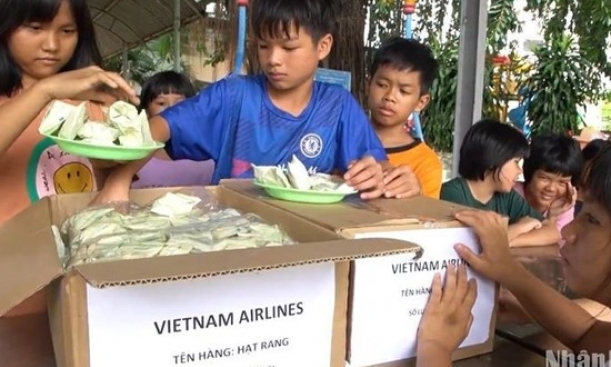 Quy trình quyên góp suất ăn hàng không của Vietnam Airlines