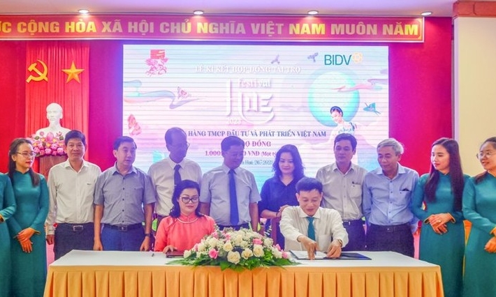 BIDV tài trợ 1 tỷ đồng cho các hoạt động của Festival Huế 2023