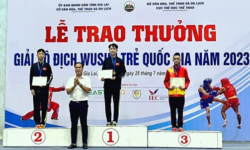 Vận động viên Lạng Sơn đoạt 10 huy chương tại giải vô địch Wushu trẻ quốc gia năm 2023