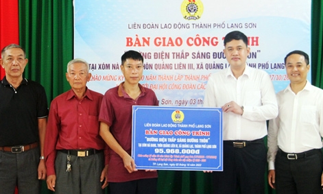 Liên đoàn lao động thành phố Lạng Sơn: Triển khai hiệu quả các phong trào thi đua