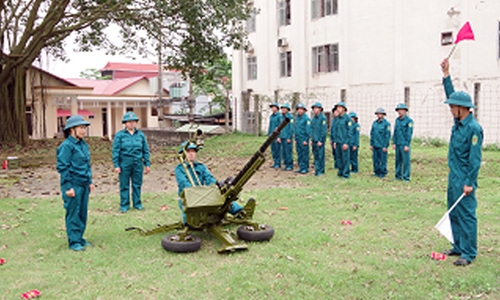 “Sao vuông” thành phố Lạng Sơn hăng say trong huấn luyện