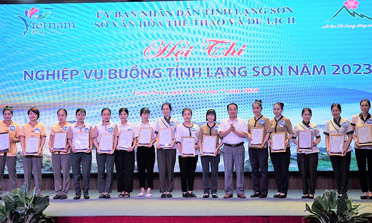 15 thí sinh tham gia Hội thi nghiệp vụ buồng tỉnh Lạng Sơn năm 2023