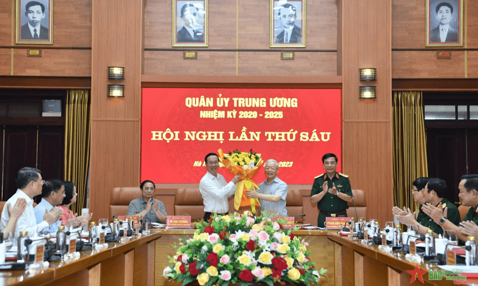 Tổng Bí thư Nguyễn Phú Trọng chủ trì Hội nghị Quân ủy Trung ương lần thứ 6, nhiệm kỳ 2020-2025