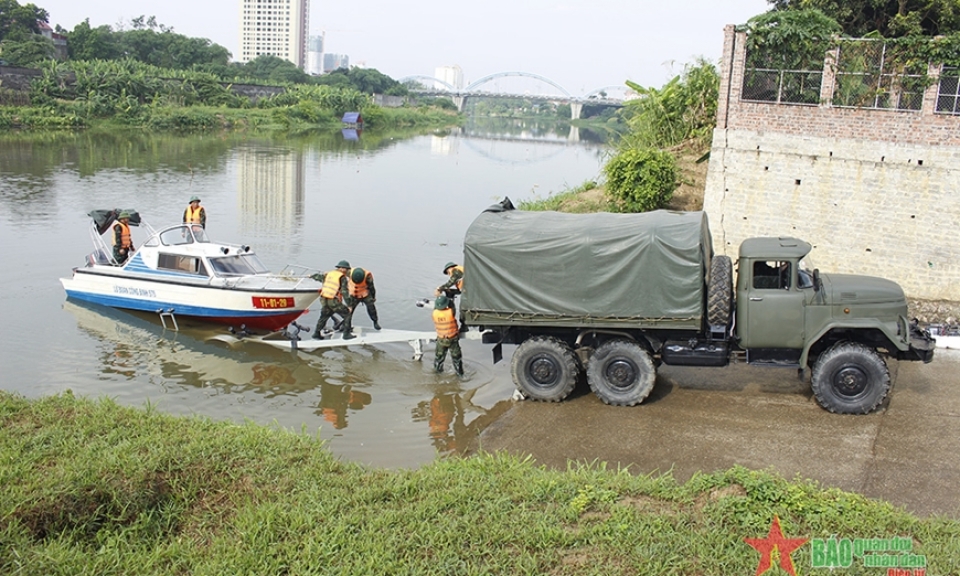 Quân khu 1 chủ động, sẵn sàng ứng phó thiên tai