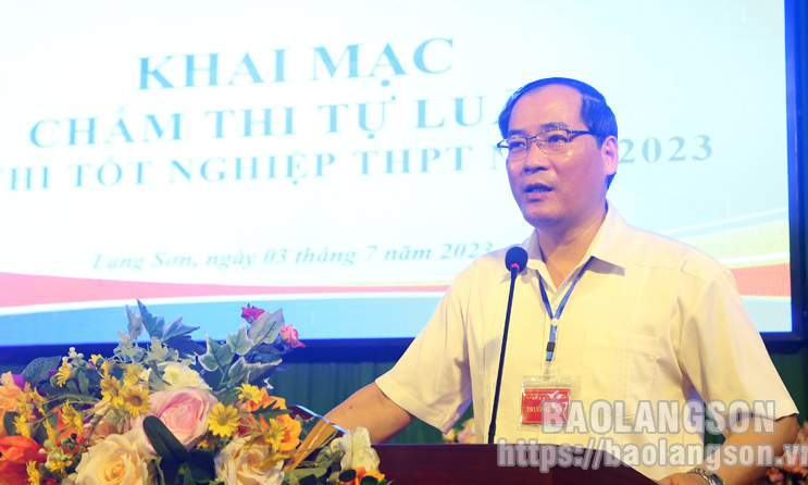 Khai mạc chấm thi tự luận Kỳ thi THPT 2023