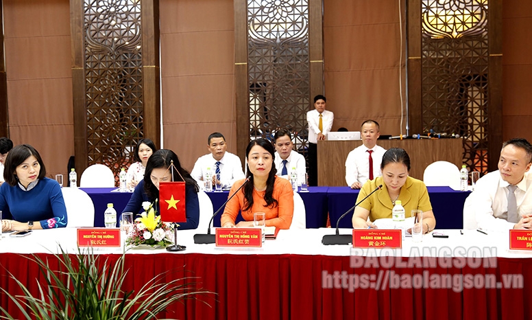 Lạng Sơn hội đàm với Đoàn đại biểu thành phố Sủng Tả và thị Bằng Tường (Quảng Tây, Trung Quốc