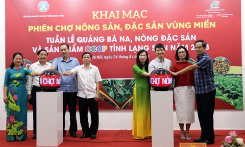 Khai mạc tuần lễ quảng bá na, nông đặc sản và sản phẩm OCOP tỉnh Lạng Sơn năm 2023