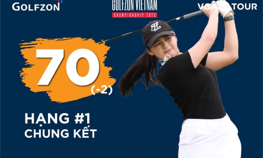 Hana Kang vô địch giải Golfzon Vietnam Championship 2023