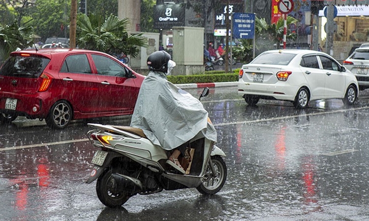 Mưa lớn ở Bắc Bộ, Tây Nguyên và Nam Bộ, đề phòng lũ quét, sạt lở