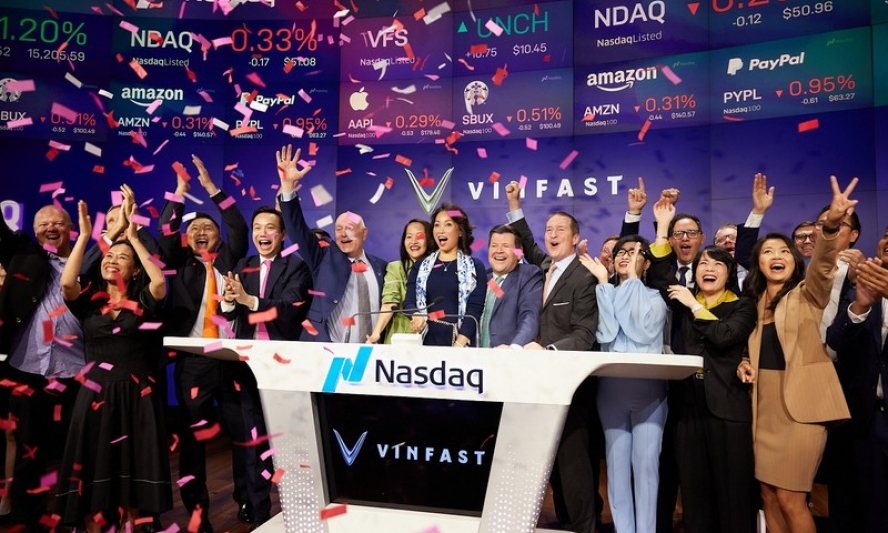 VinFast chính thức niêm yết trên sàn Nasdaq với giá trị vốn hóa hơn 23 tỷ USD