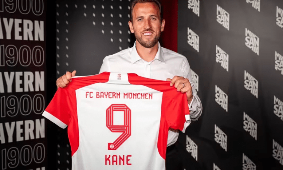 Harry Kane chính thức khoác áo Bayern Munich