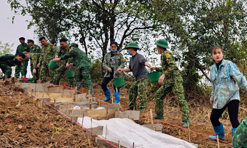 Bộ đội Biên phòng tỉnh thi đua quyết thắng