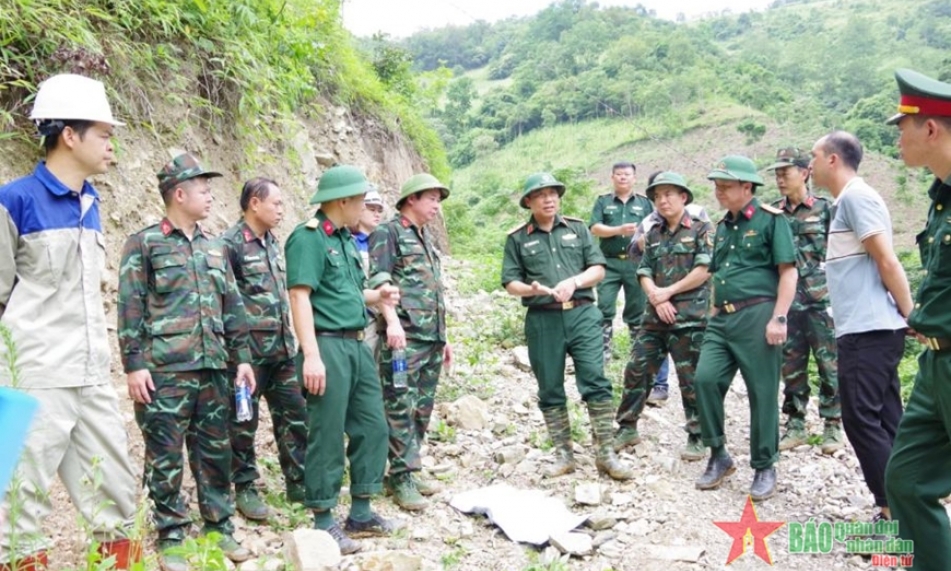 Quân khu 1: Kiểm tra tiến độ thực hiện các dự án phát triển kinh tế- xã hội cho đồng bào nơi biên giới