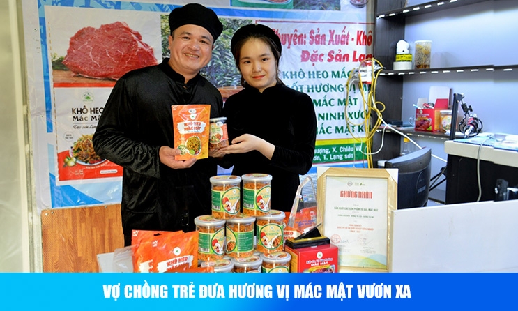 Vợ chồng trẻ đưa hương vị mác mật vươn xa