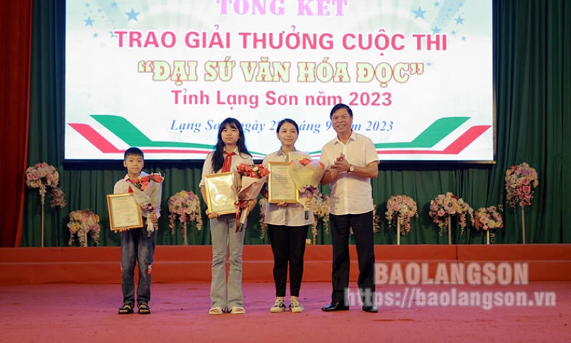 Tổng kết và trao giải Cuộc thi “Đại sứ Văn hoá đọc” tỉnh Lạng Sơn năm 2023