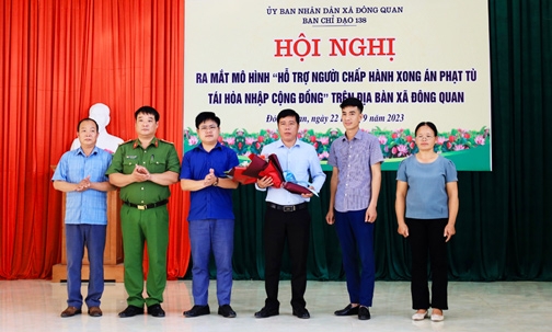 hình “Hỗ trợ người chấp hành xong án phạt tù tái hoà nhập cộng đồng” trên địa bàn xã Đông Quan, huyện Lộc