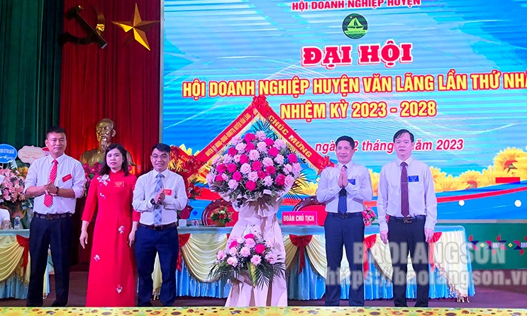 Đại hội Hội doanh nghiệp huyện Văn Lãng lần thứ nhất nhiệm kỳ 2023 – 2028